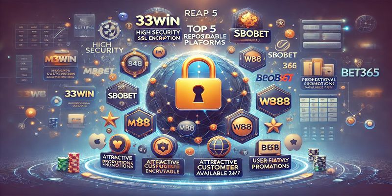Top 5 nhà cái uy tín: Bảo mật cao, dịch vụ chuyên nghiệp, khuyến mãi hấp dẫn